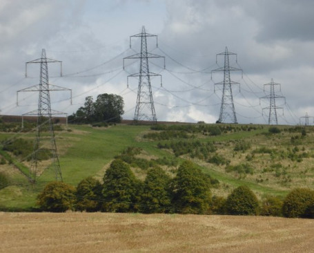 Electricity pylons