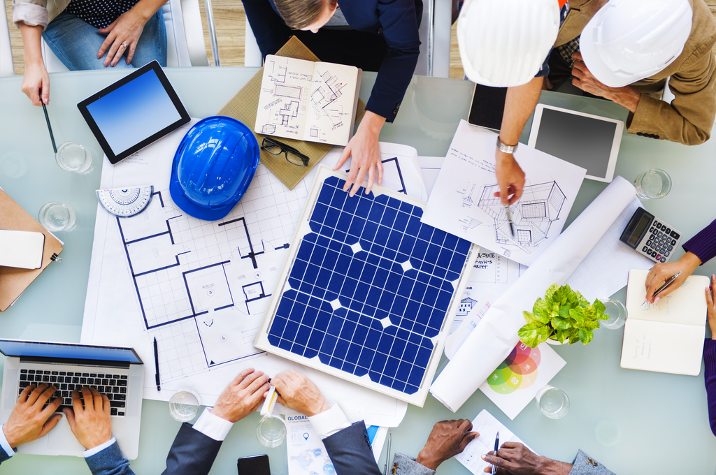 Engineers,And,Architects,Planning, solar