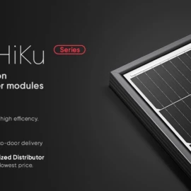 Monocrystalline solar panels