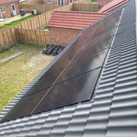 Trina Vertex S 450W All Black Panel x20 Solax 7.5 Hybrid Inverter + Solax Triple Power 11.6kw